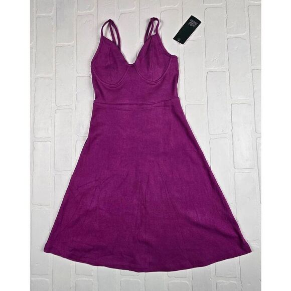 Wild Fable Ribbed Knit Skater Dress  XXS - Picture 1 of 3